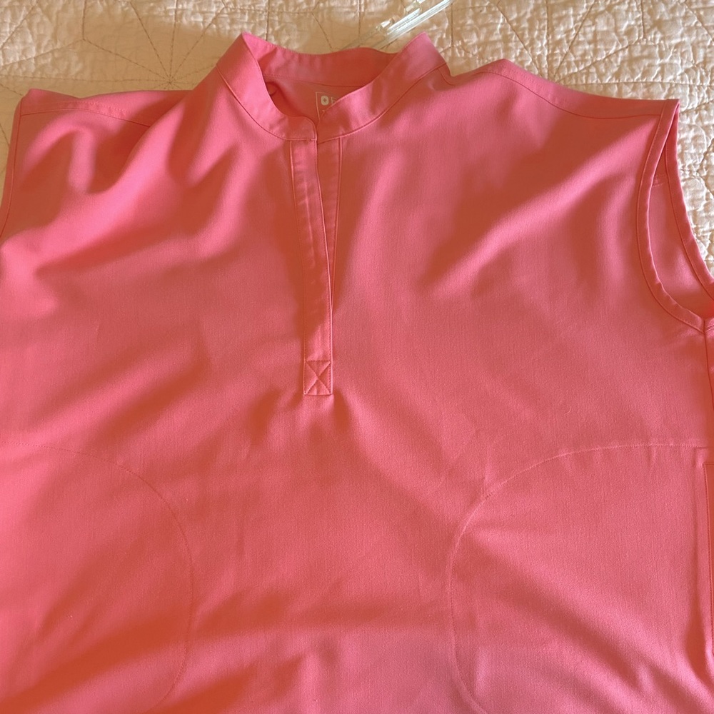 Figs Neon pink XL Rafaela top